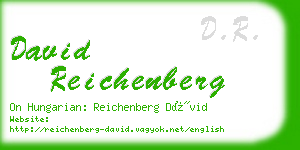 david reichenberg business card
